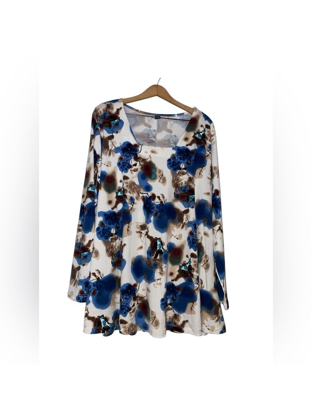 Plus Size Long Sleeve Tunic Tops